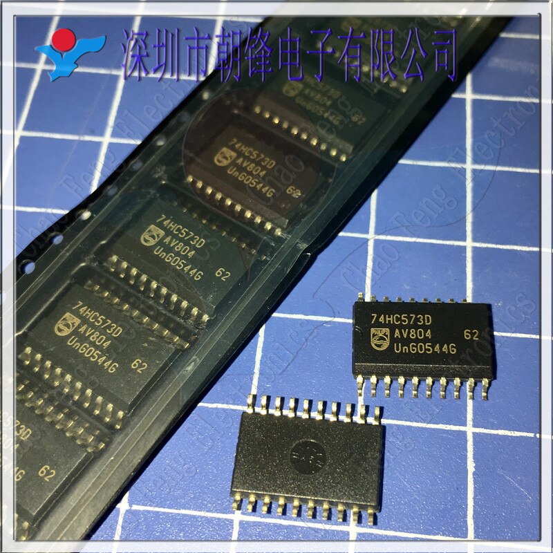 10pcs original new 74HC573D   SOP20